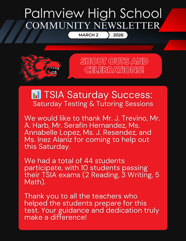 PHS Community Newsletter