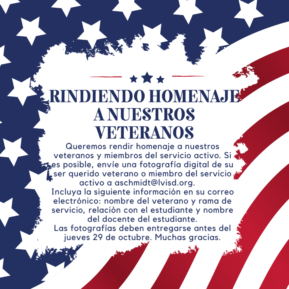 RINDIENDO HOMENAJE A NUESTROS VETERANOS
