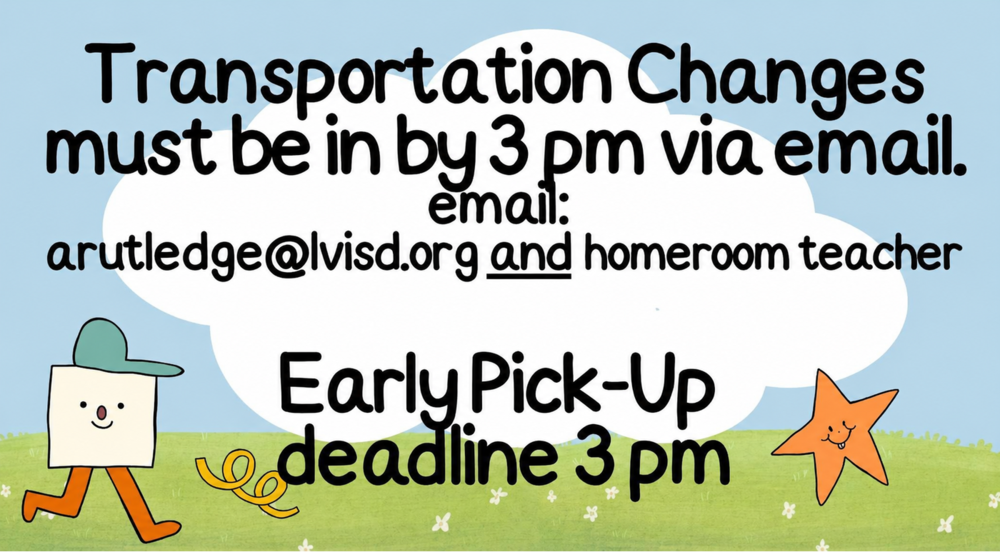 TRANSPORTATION CHANGES