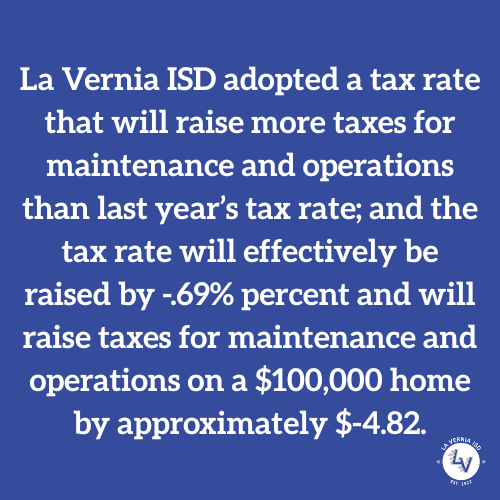 LVISD tax rate