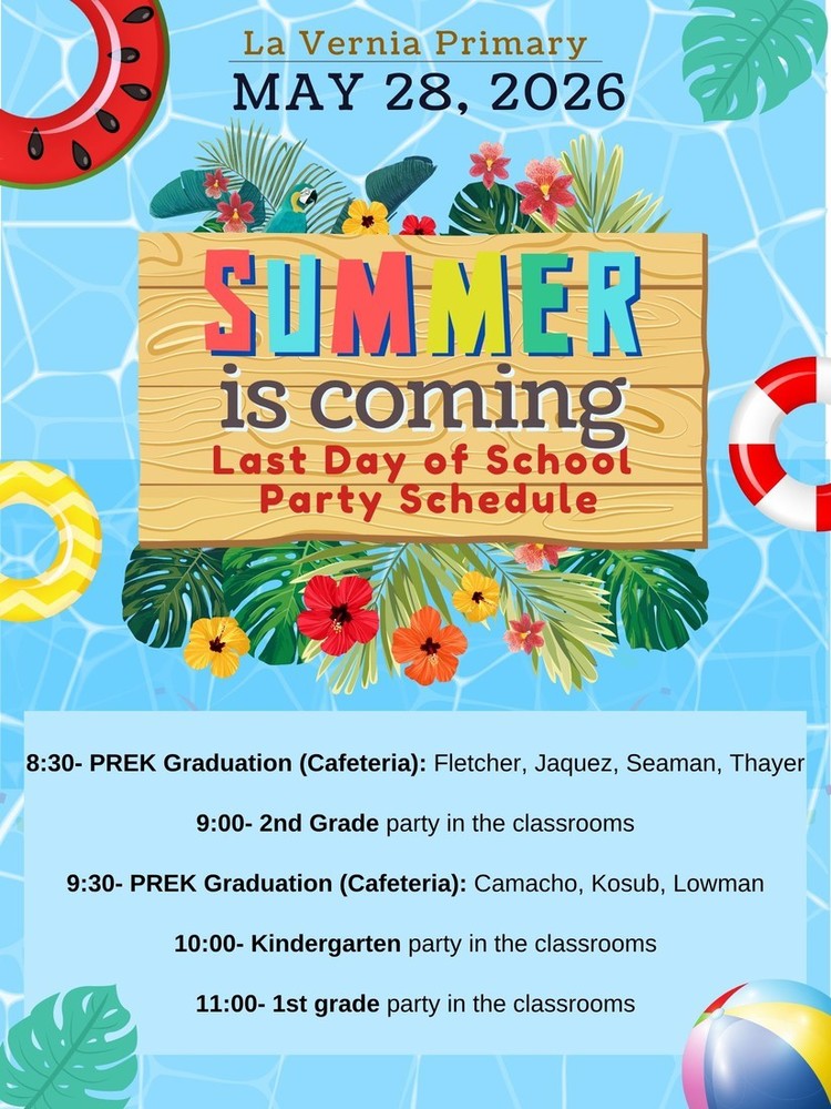 PARTY SCHEDULE