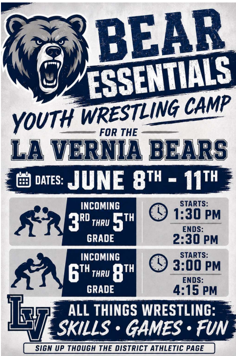 BEAR ESSENTIALS YOUTH WRESTLING CAMP