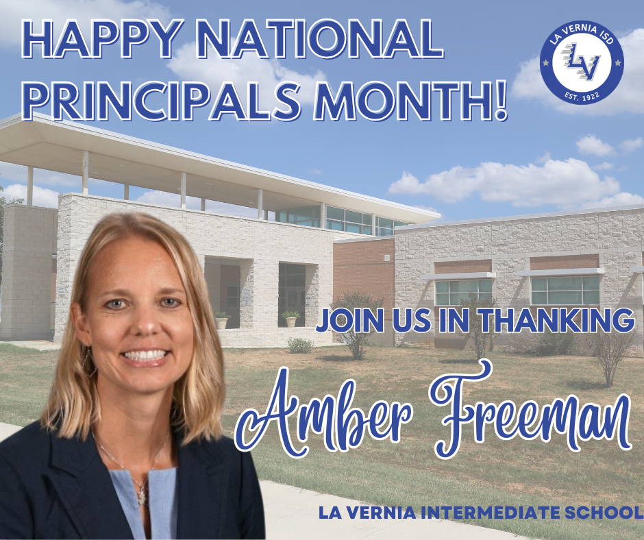 Happy National Principals Month - Amber Freeman