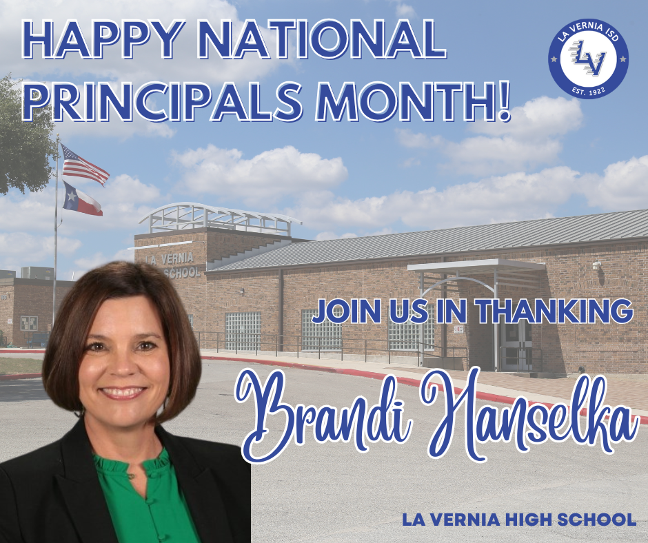 Happy National Principals Month - Brandi Hanselka
