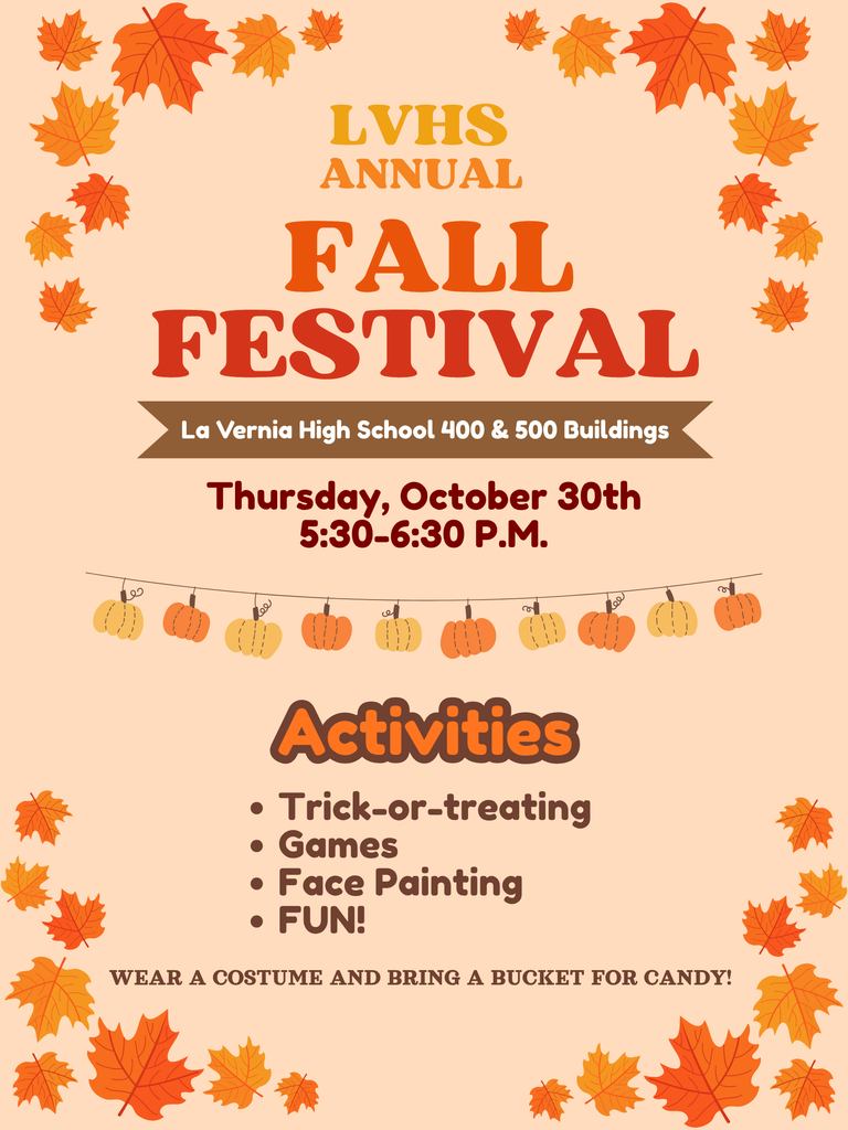 Fall Festival flyer