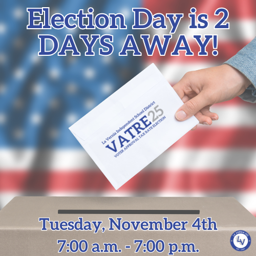Election Day is 2 DAYS AWAY!