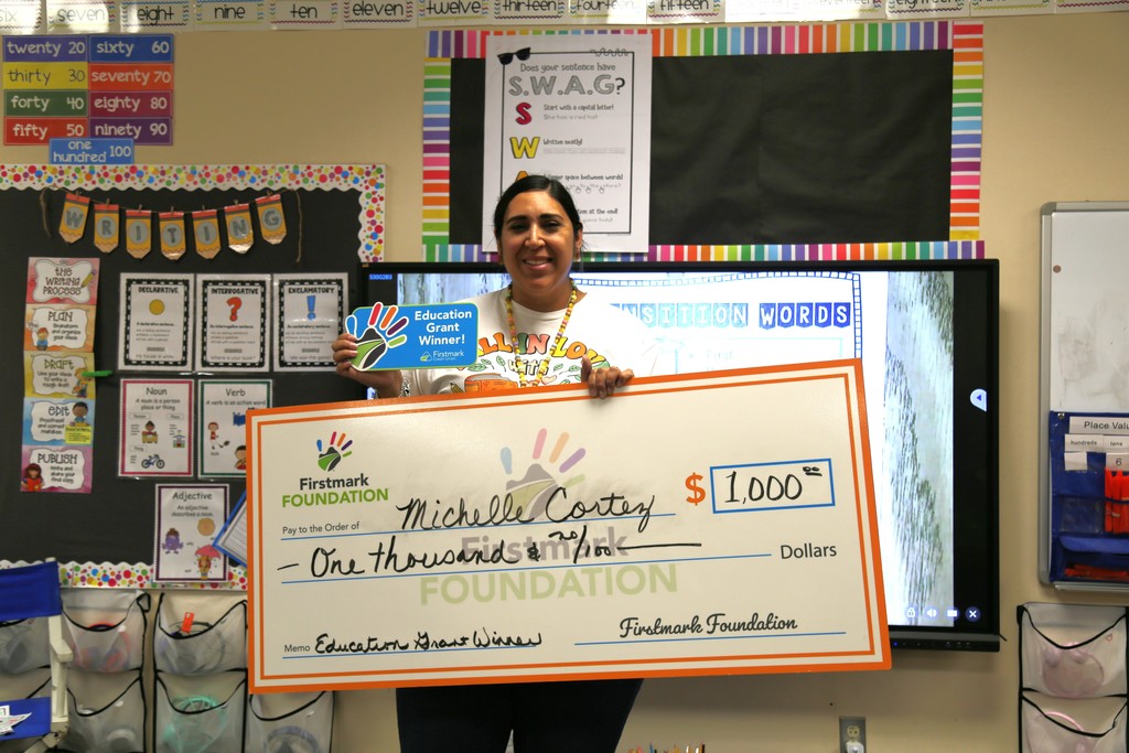 Michelle Cortez, Firstmark Credit Union grant winner