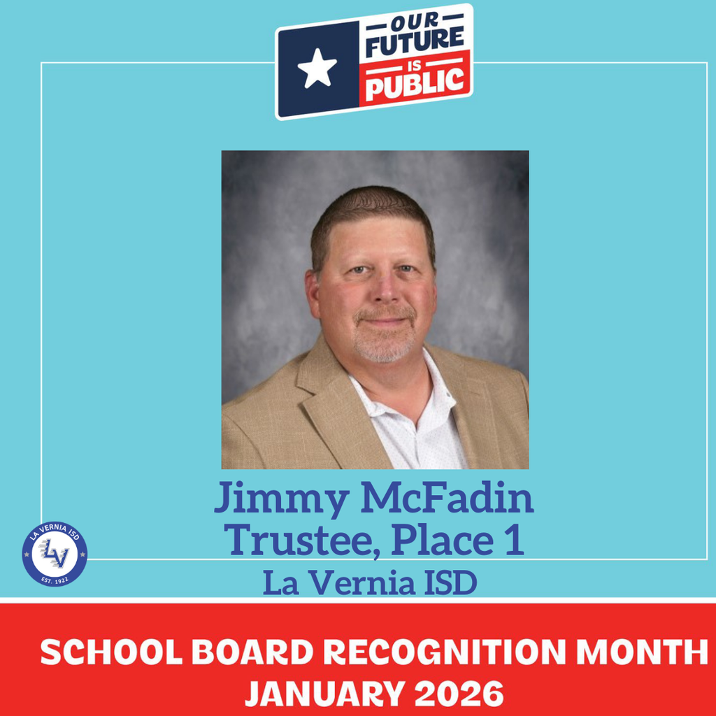 School Board Recognition Month January 2026 - Jimmy McFadin