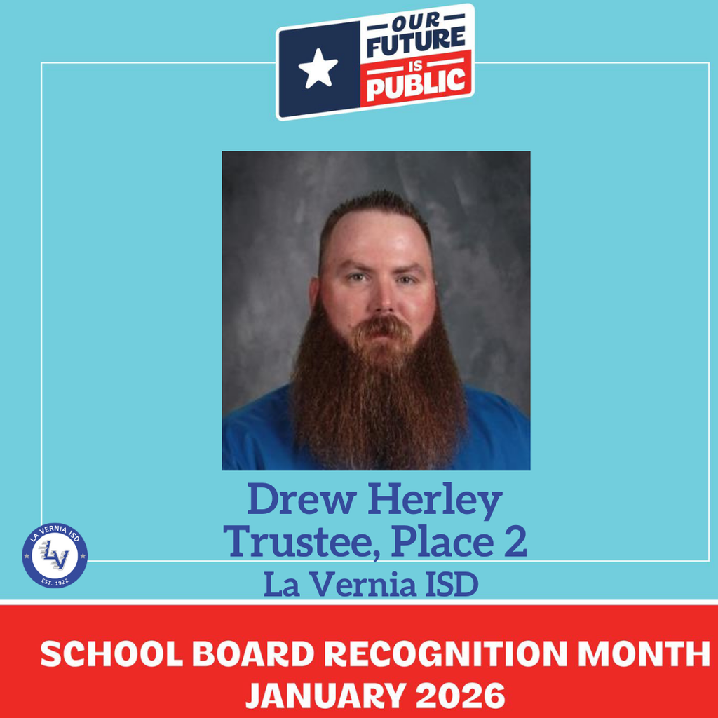 School Board Recognition Month January 2026 - Drew Herley