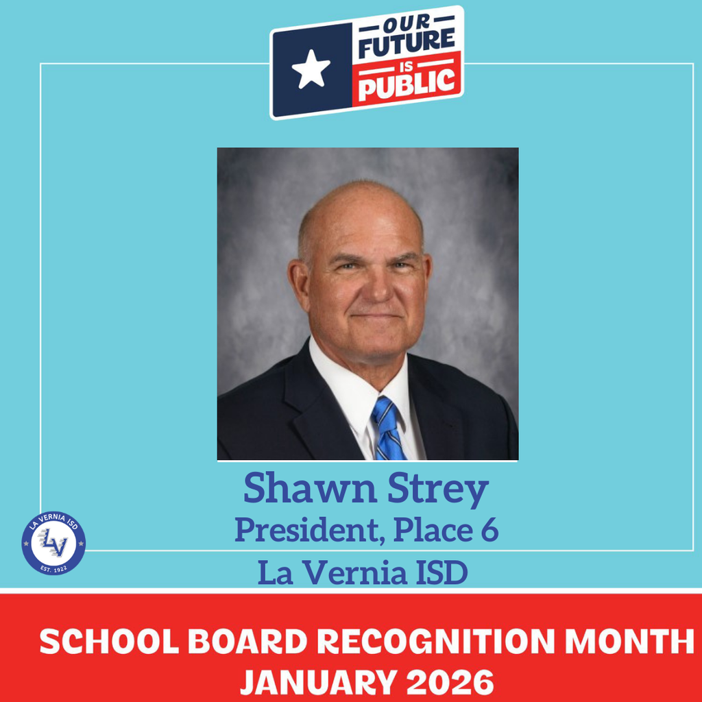 School Board Recognition Month January 2026 - Shawn Strey