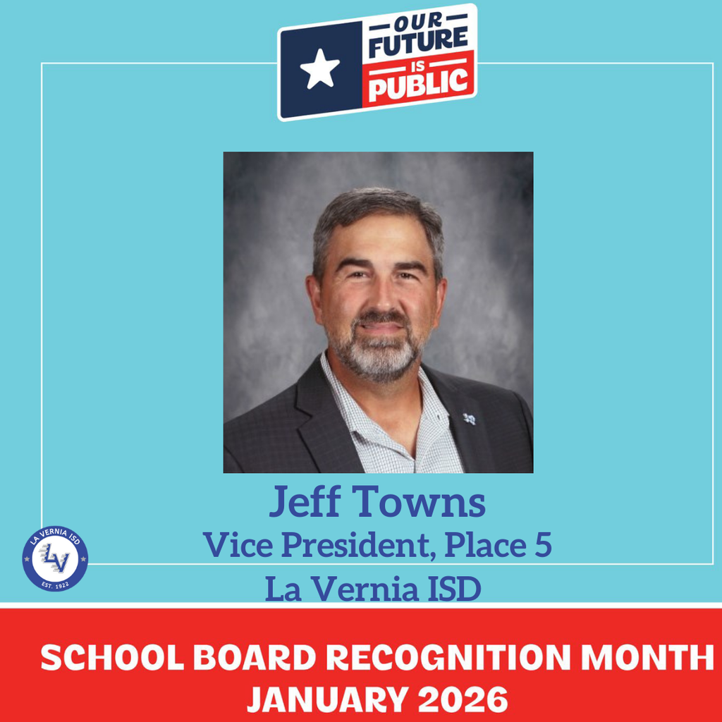 School Board Recognition Month January 2026 - Jeff Towns