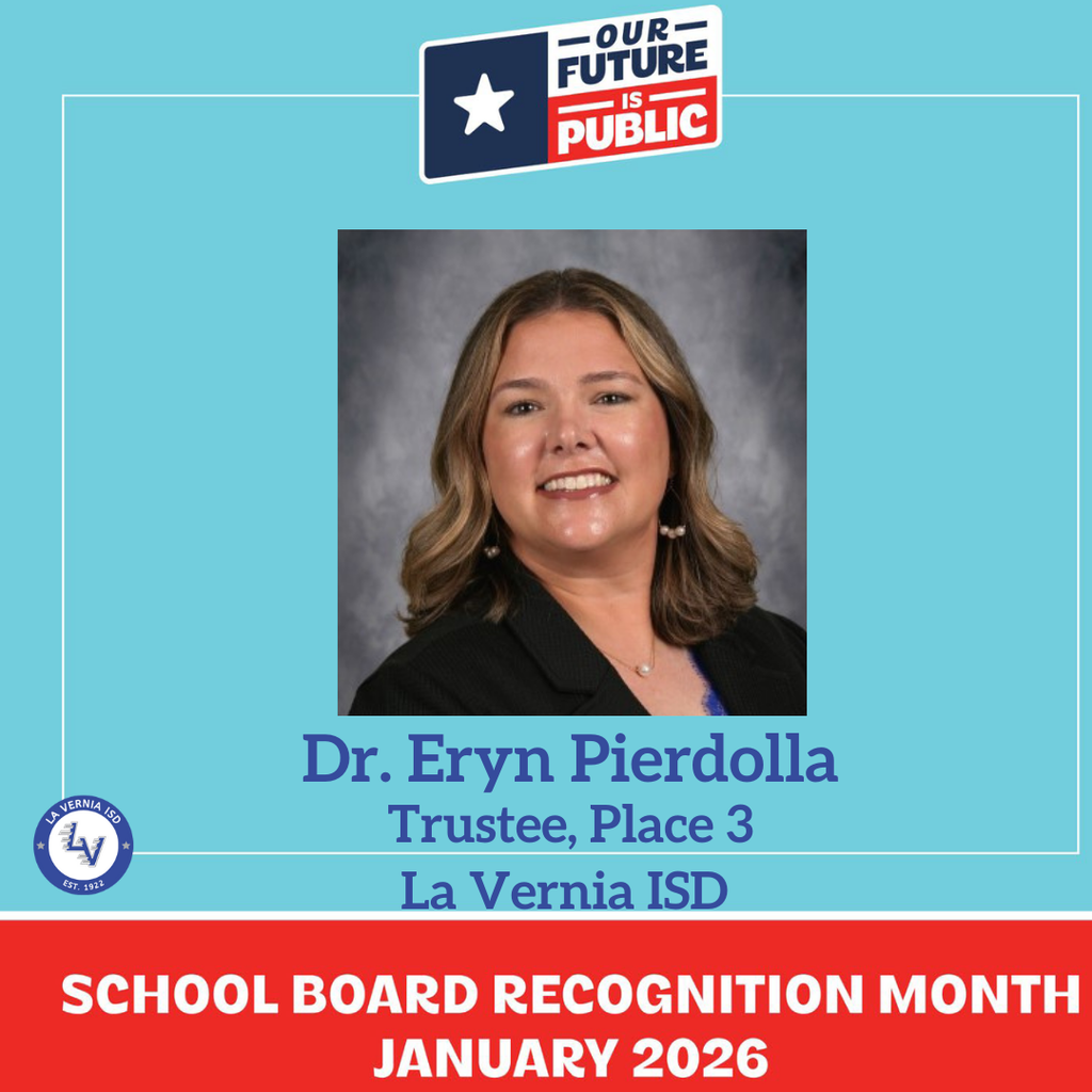 School Board Recognition Month January 2026 - Dr. Eryn Pierdolla