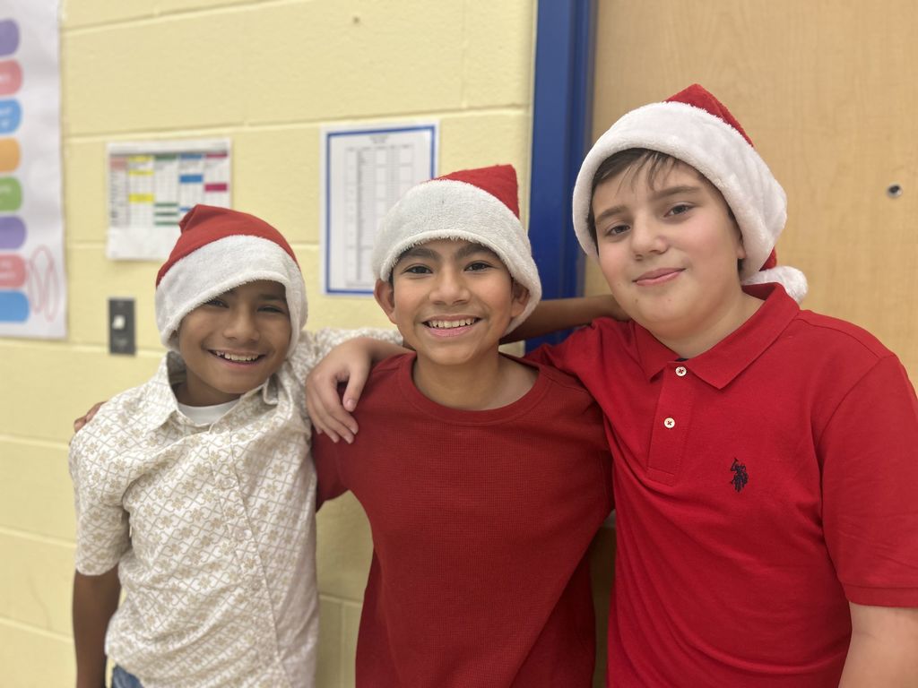 Students participating in the Posada