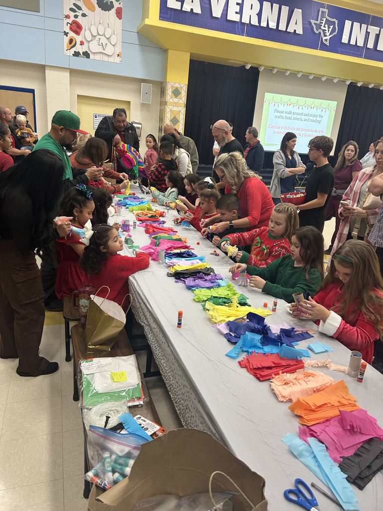 Students participating in the Posada
