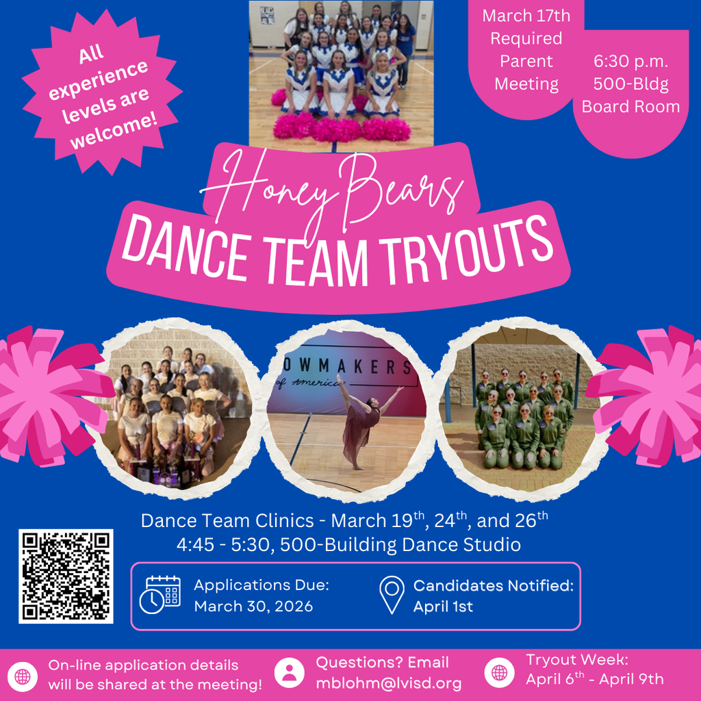 Honey Bears Dance Team Tryouts Information