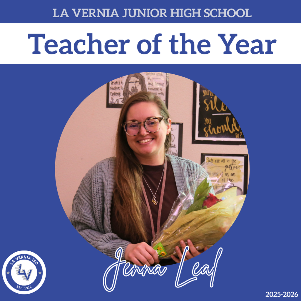 Junior High Teacher of the Year - Jenna Leal