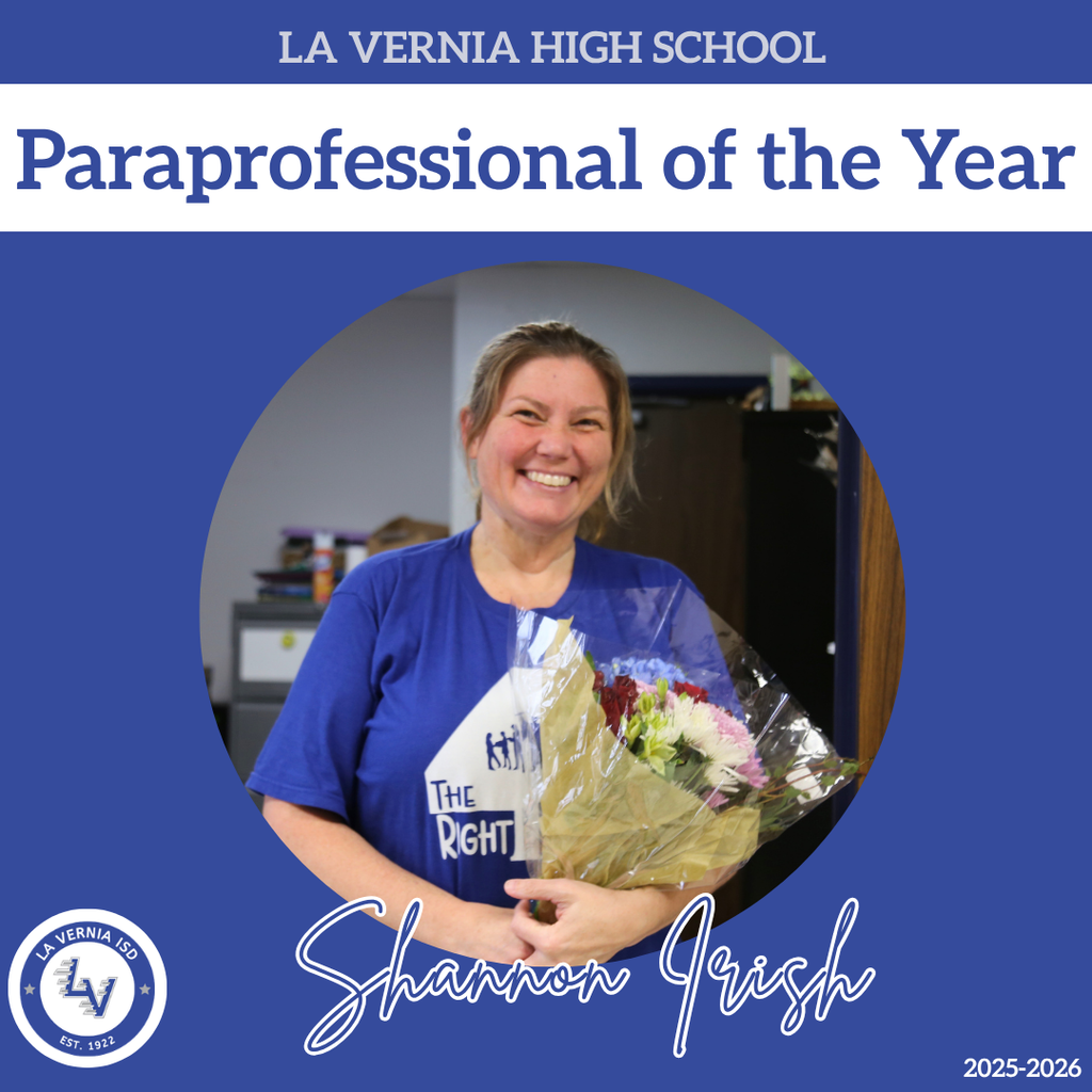High School Paraprofessional of the Year - Shannon Irish