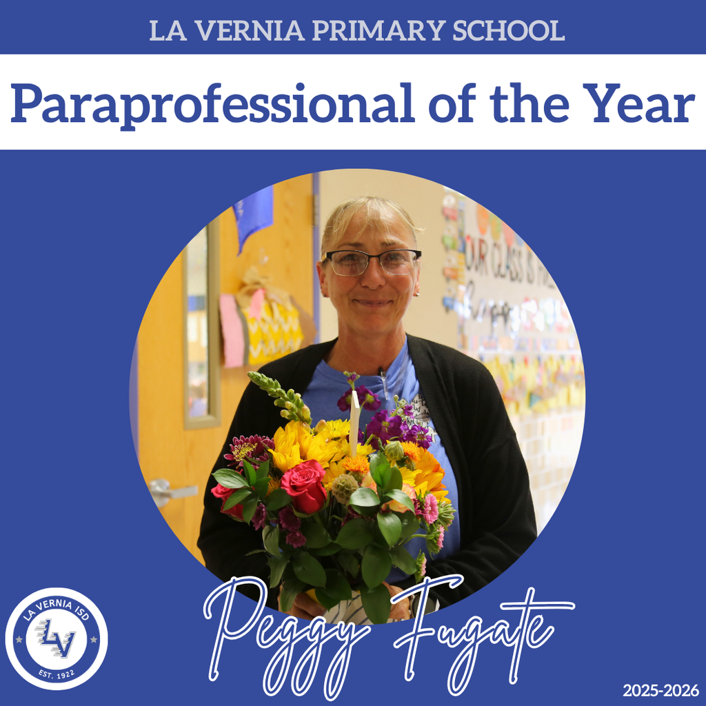 Primary Paraprofessional of the Year - Peggy Fugate