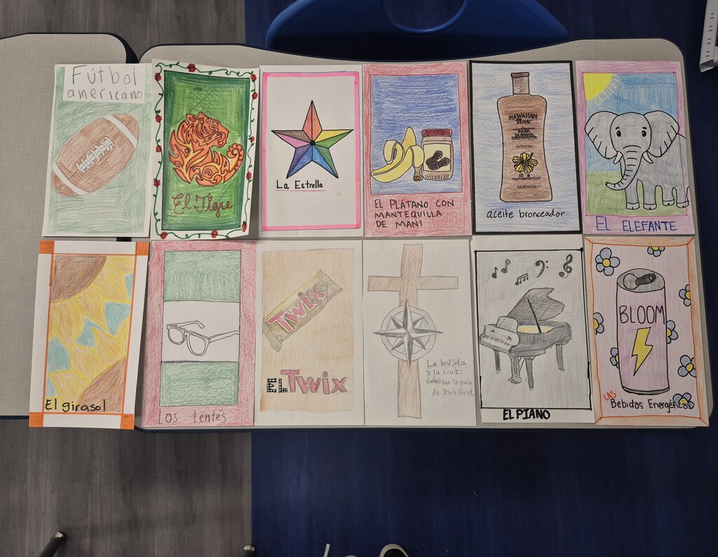 Making Loteria cards