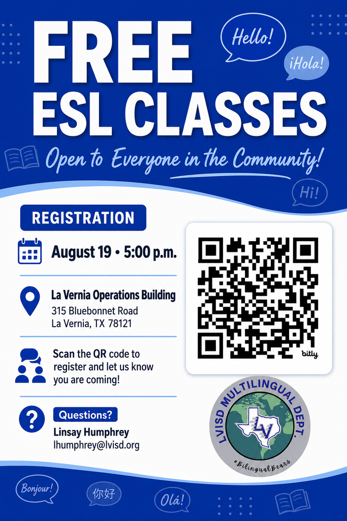 📚💙 FREE ESL CLASSES — OPEN TO EVERYONE IN OUR COMMUNITY! 💙📚