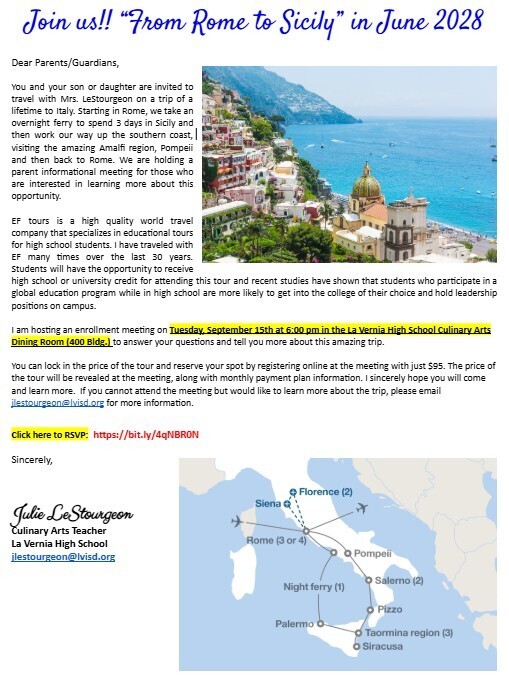 Trip information