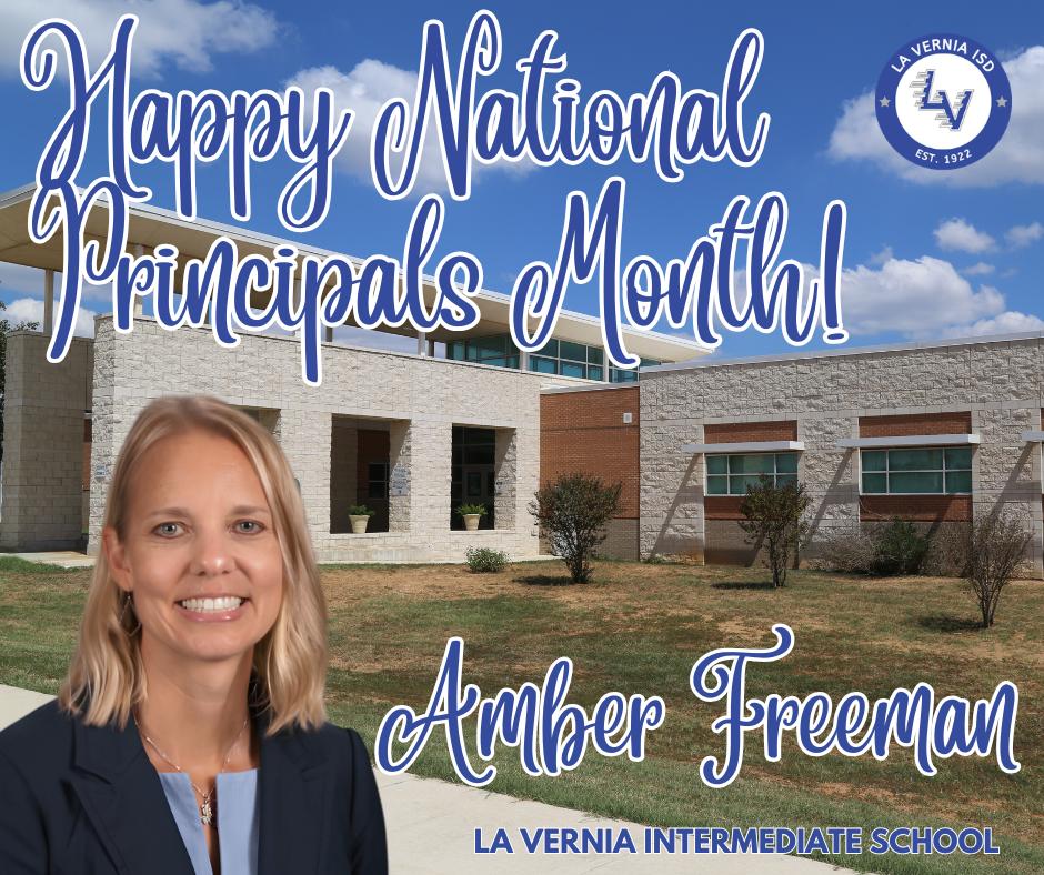 Happy National Principals Month - Amber Freeman
