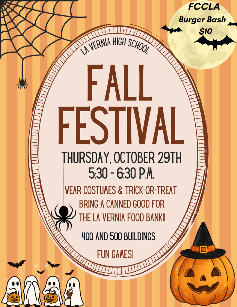 Fall Festival - October 29 from 5:30-6:30 pm