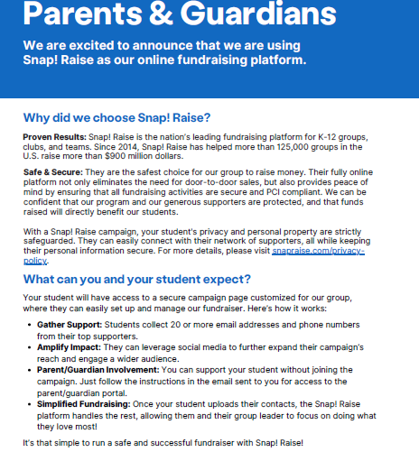Raise Parent Guardian Letter