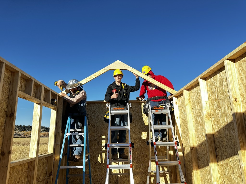 Construction Class Building Shed