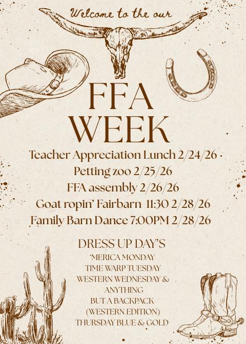 FFA Week Flyer