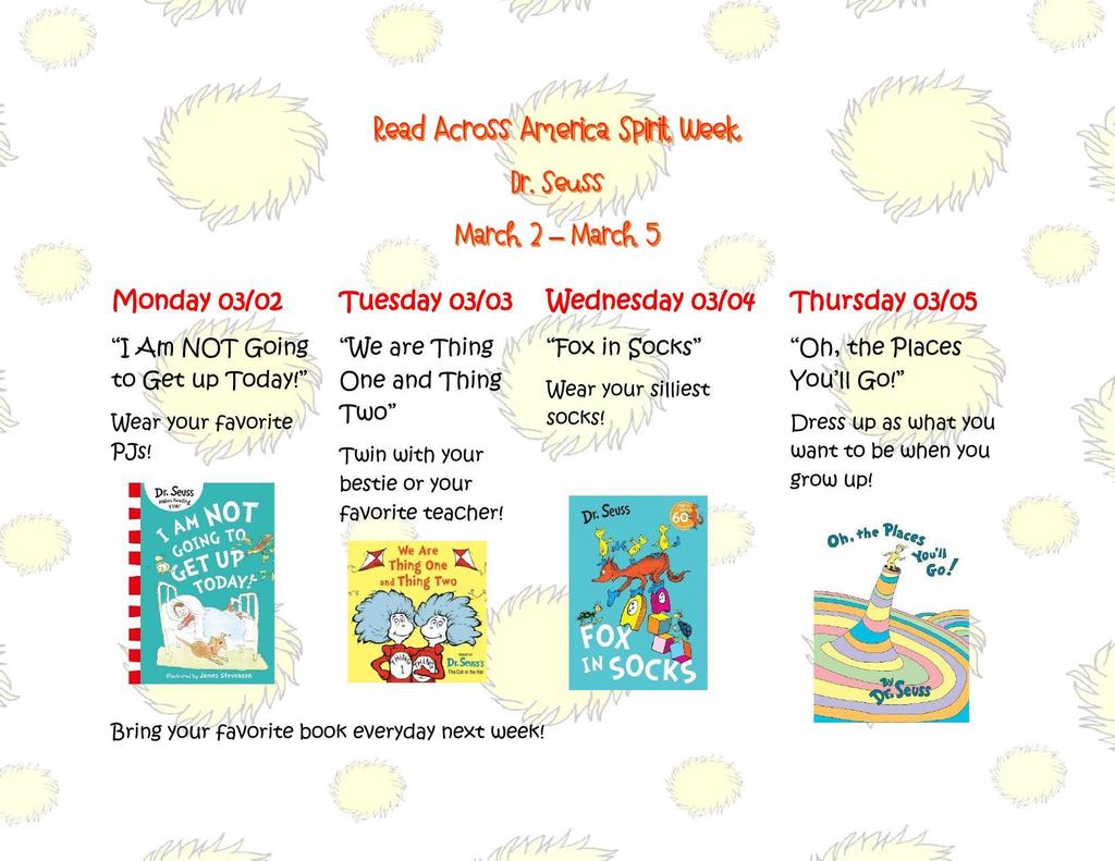 Dr. Seuss Read Across America Week
