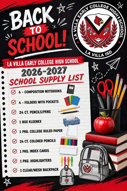 HIGH SCHOOL SUPPLY LIST