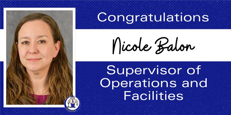 Nicole Balon congrats graphic