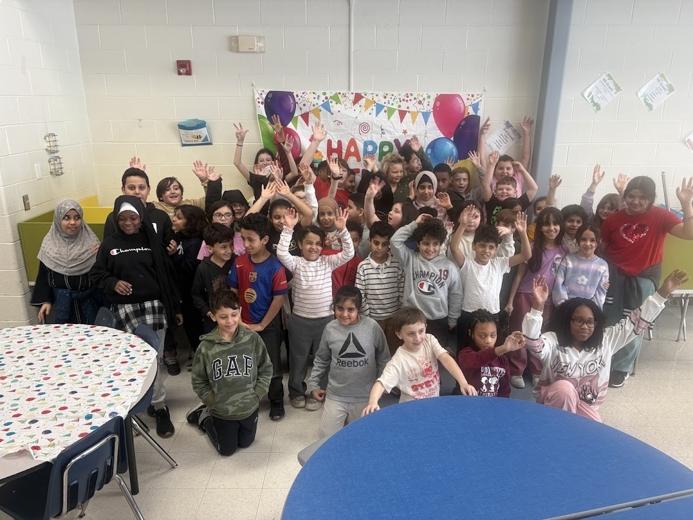 Martin Road students celebrate birthdays