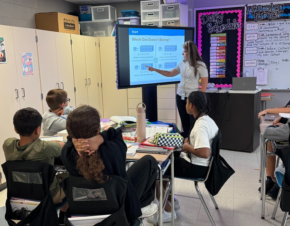 Mrs. Girdlestone’s 5th-grade math class