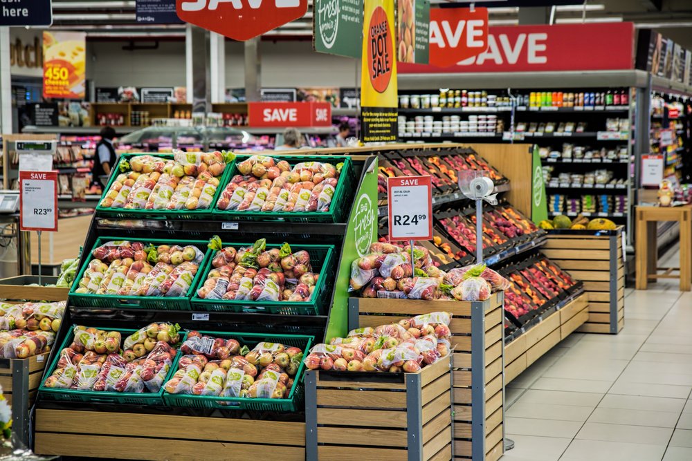 image of grocery store produce section