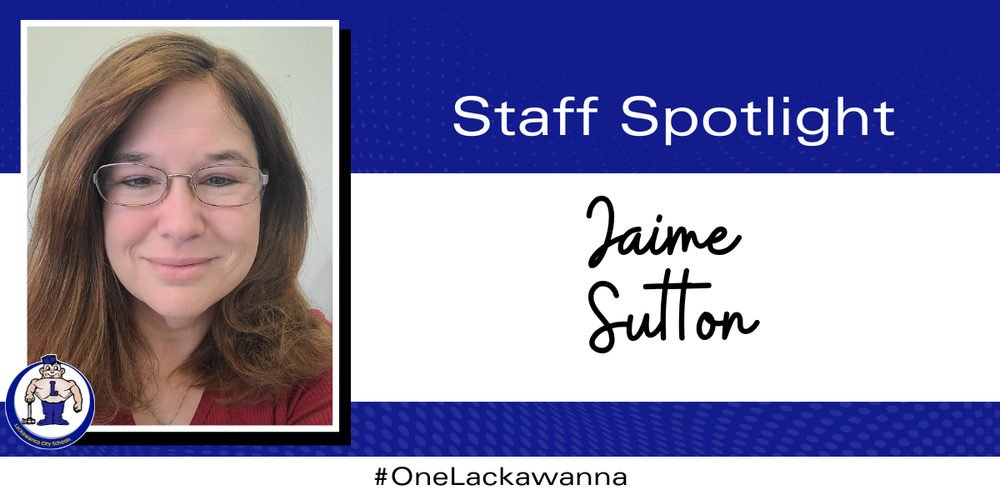 Jaime Sutton Staff Spotlight graphic