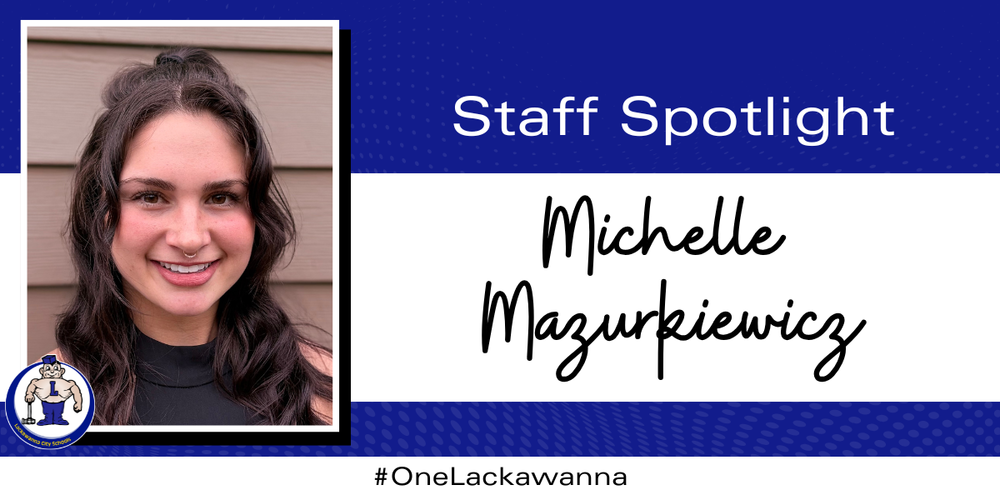 Michelle Mazurkiewicz staff spotlight graphic