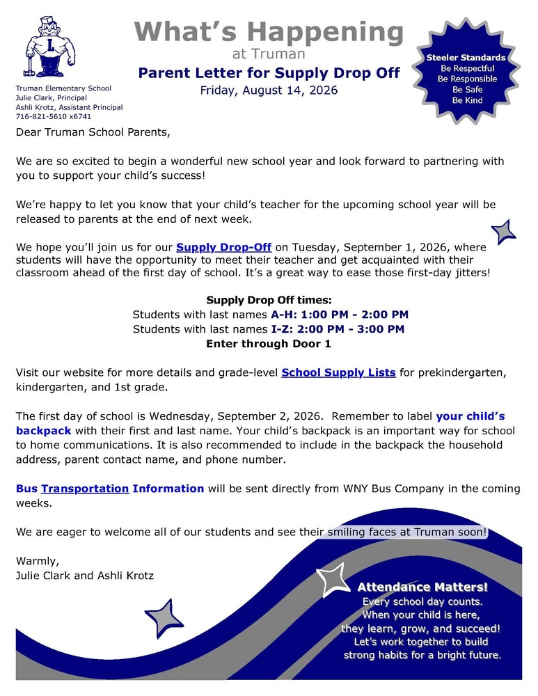 what's happening at truman letter,