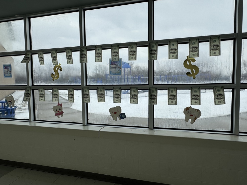 Decor hanging on the walls of Martin Road