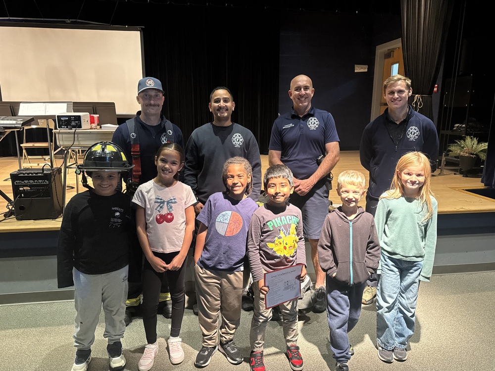 Firefighters present at Martin Road.