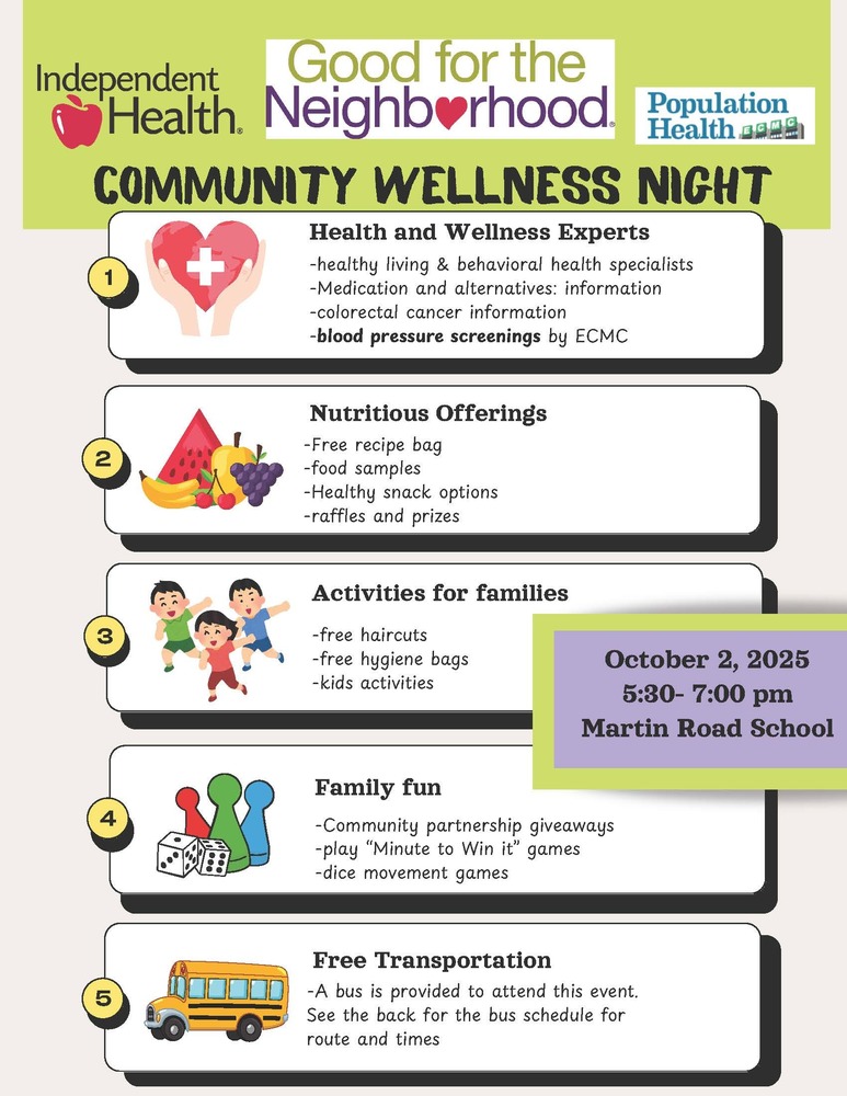 Community Wellness Night Flyer