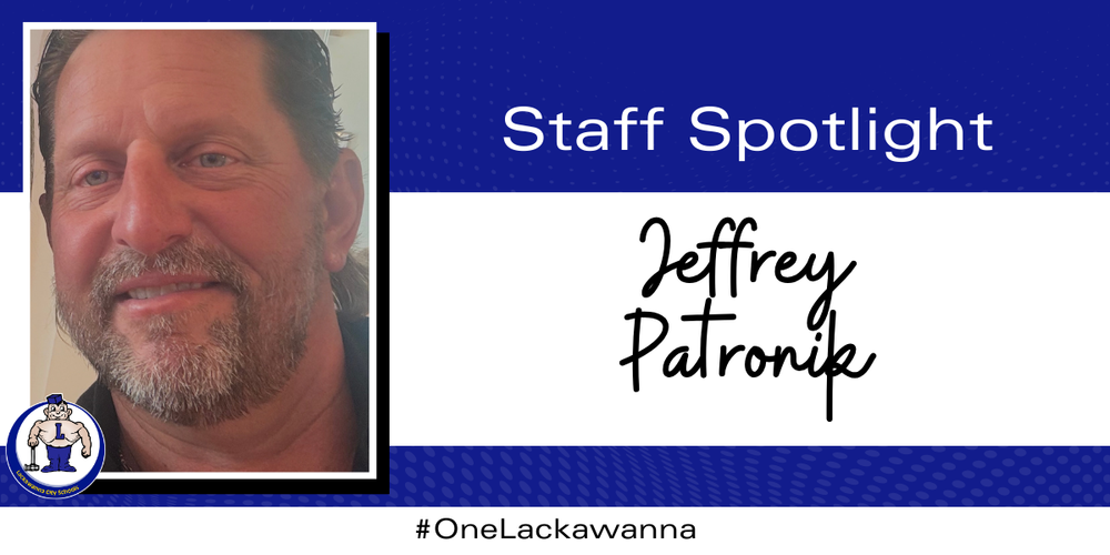 Jeffrey Patronik Staff Spotlight graphic