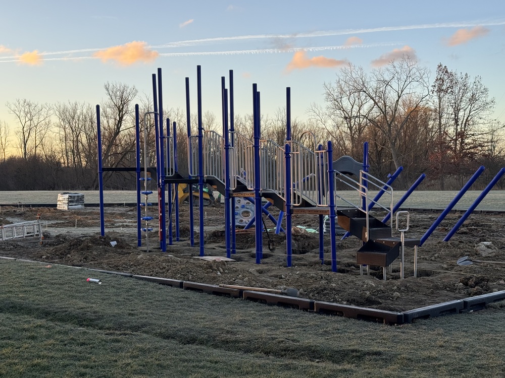 Martin Road Playground being built