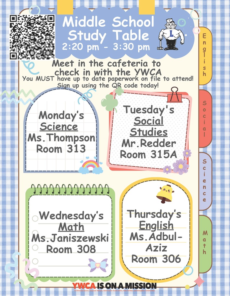 LMS Study Table Flyer