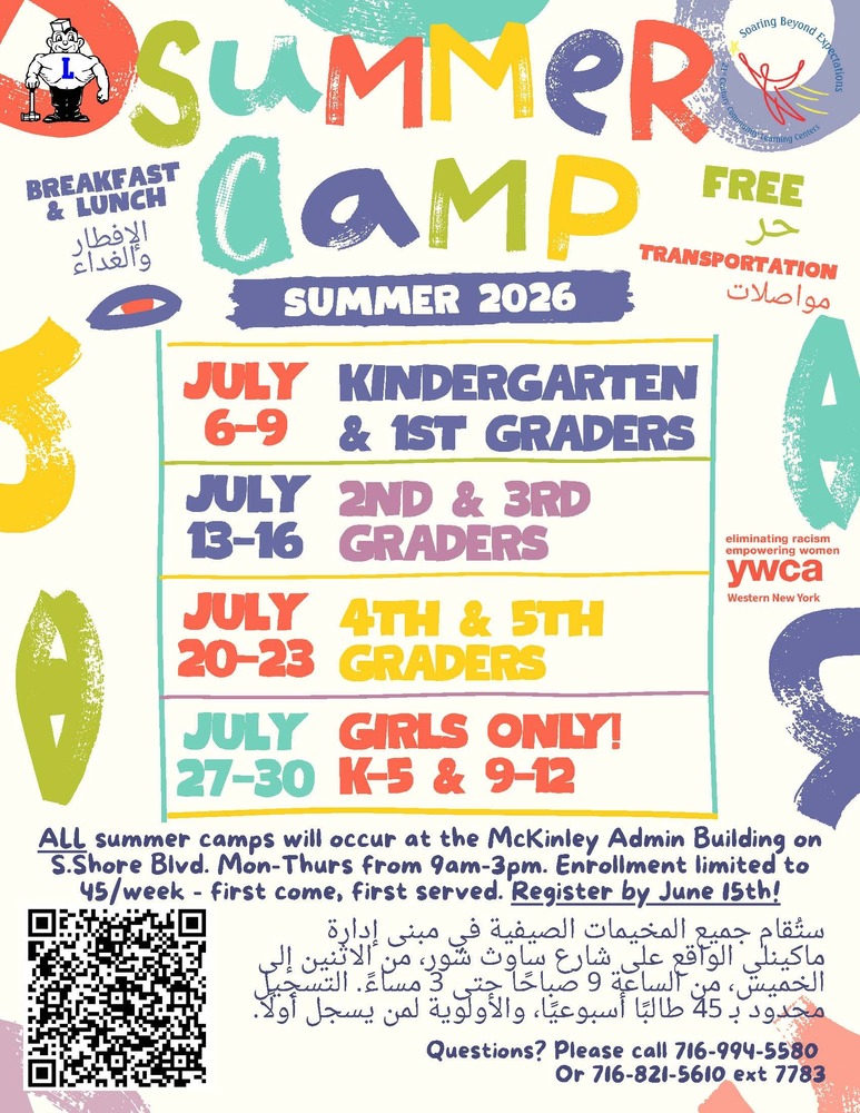 Lackawanna Summer Camp flyer