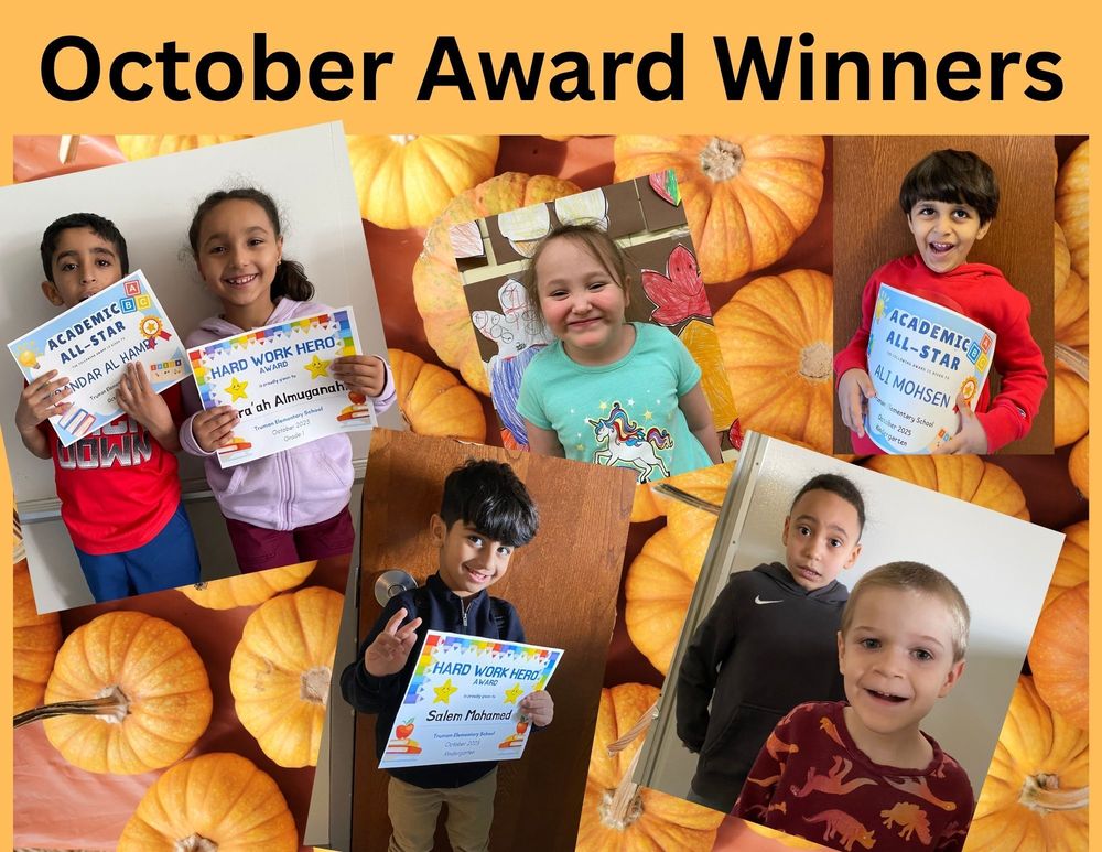 October Award Winners Graphic