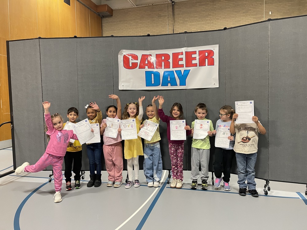 Truman students celebrate career day at school.