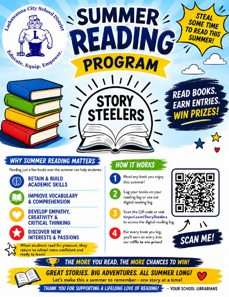 Summer Reading program flyer