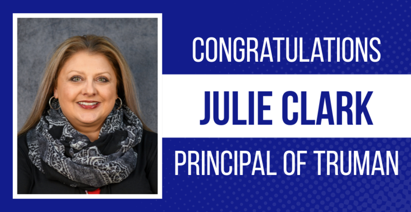 Congrats Julie Clark graphic